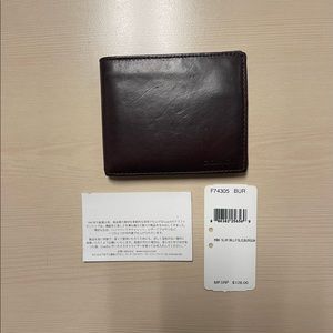 Used Mens Coach Slim Billfold